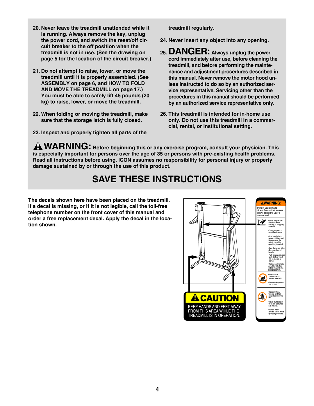 ProForm PFTL52105.2 user manual 