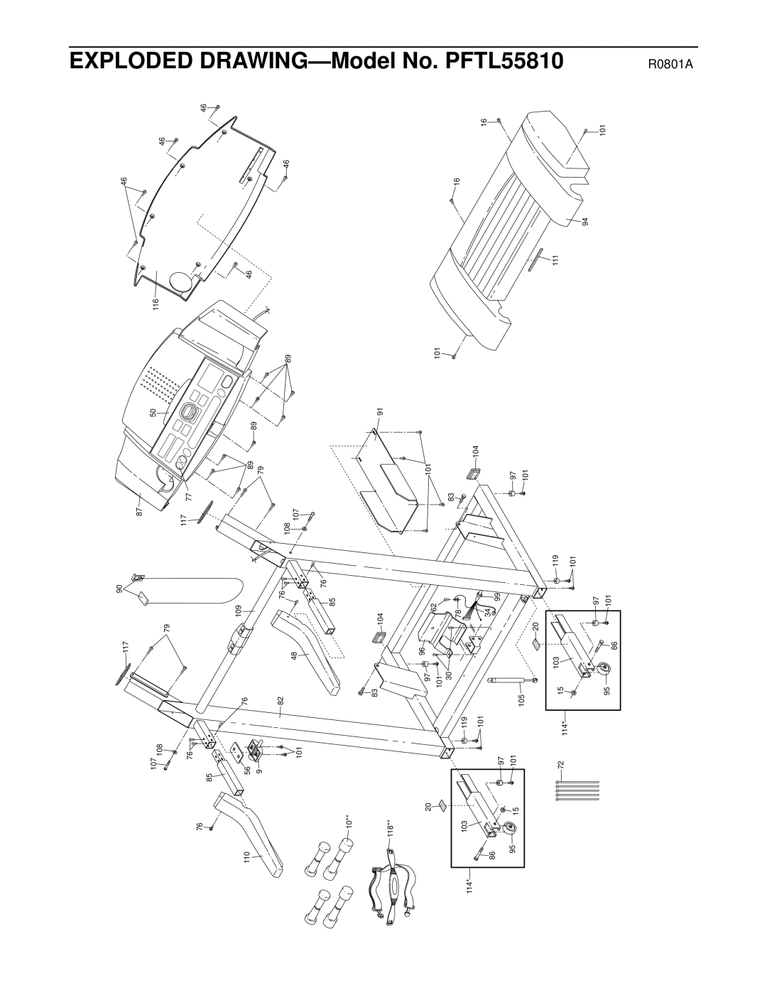 ProForm PFTL55810 user manual 