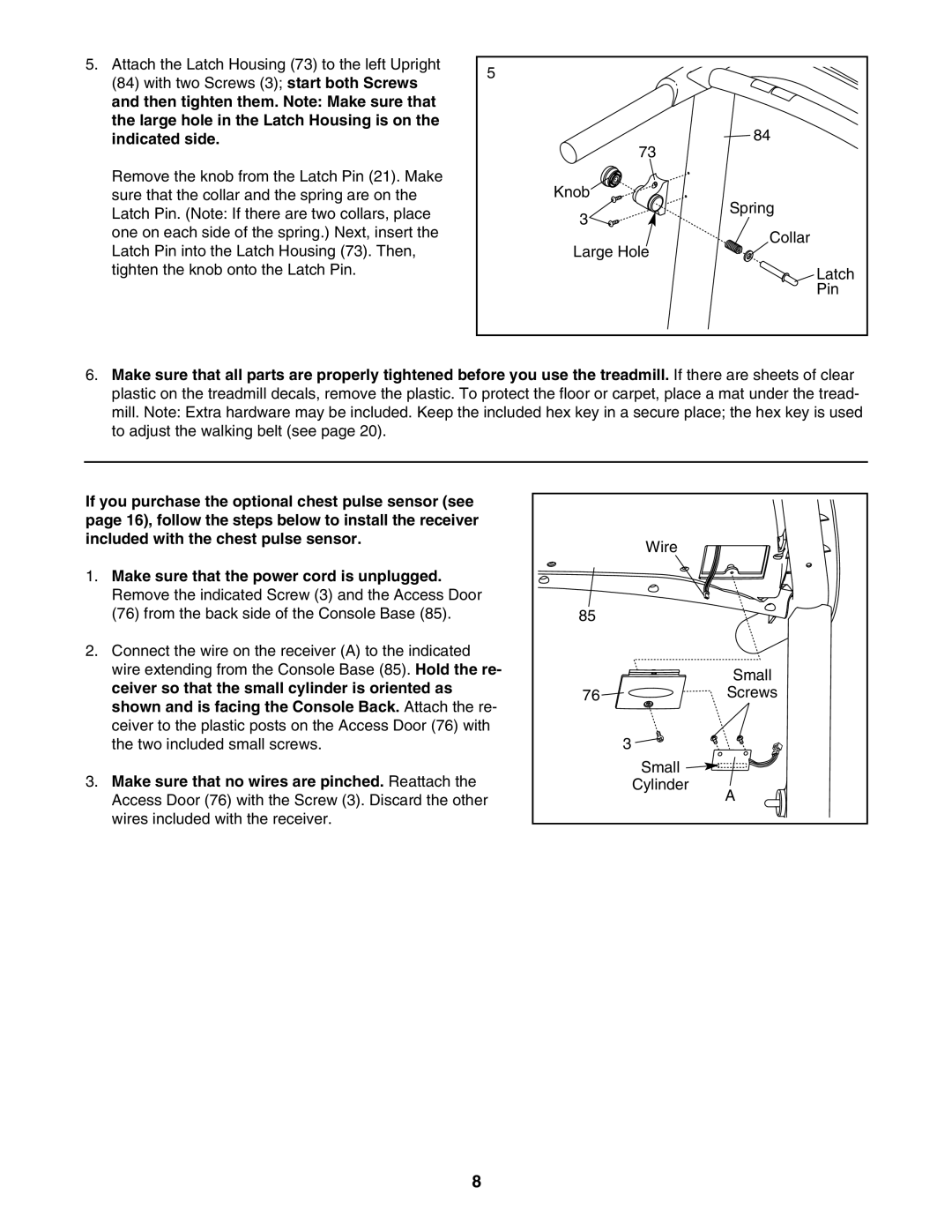 ProForm PFTL59007.0 user manual Wire 