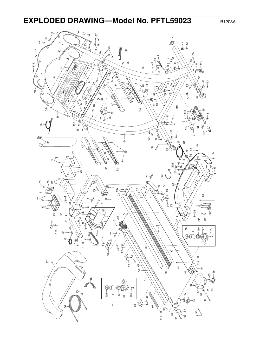 ProForm PFTL59023 user manual Model 