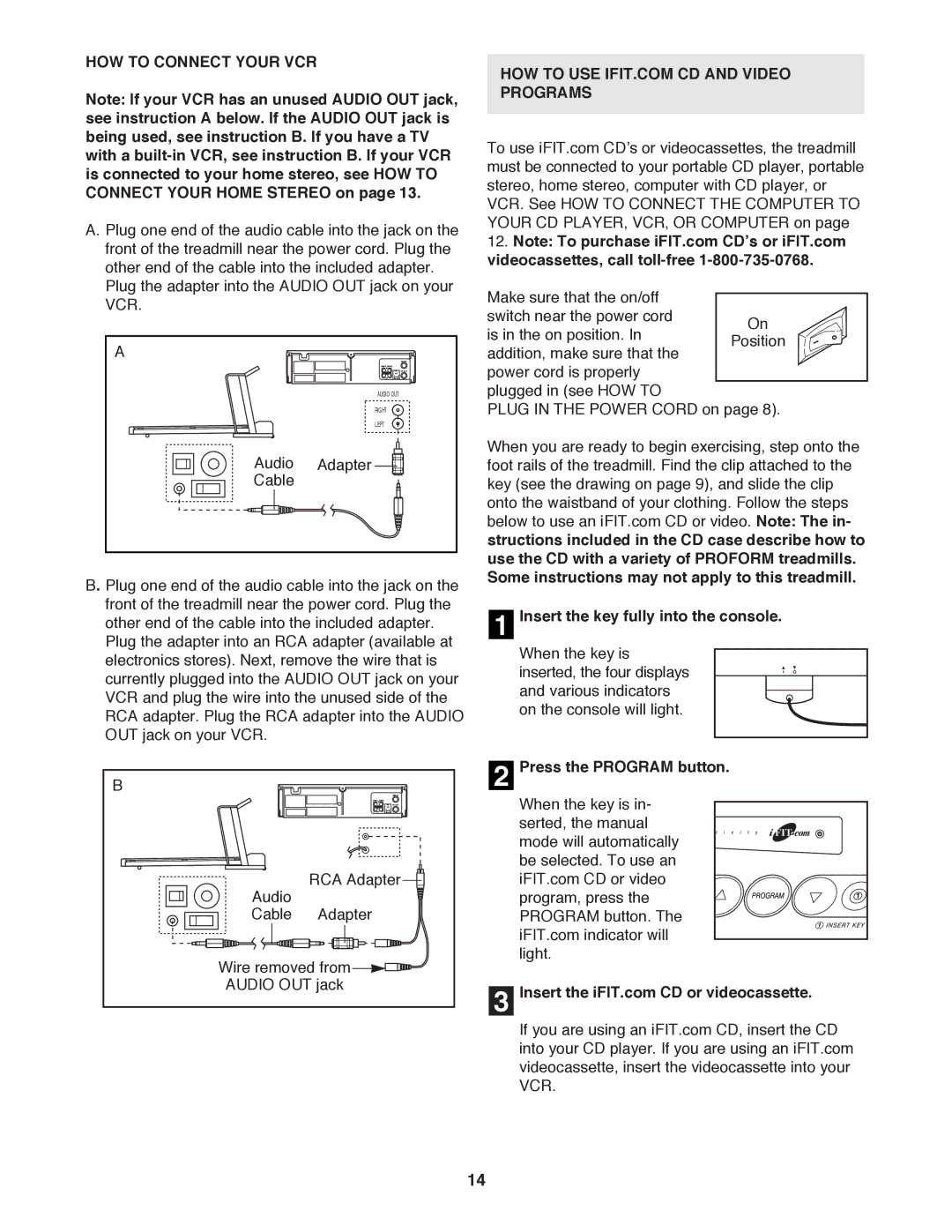 ProForm PFTL59100 user manual HOW to Connect Your VCR, Press the Program button 