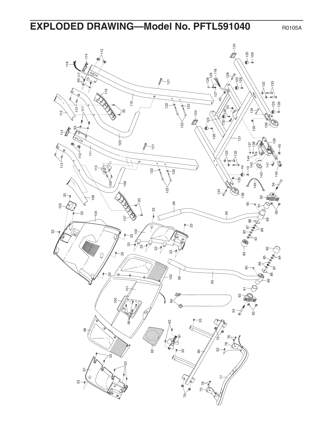 ProForm PFTL591040 user manual Model 