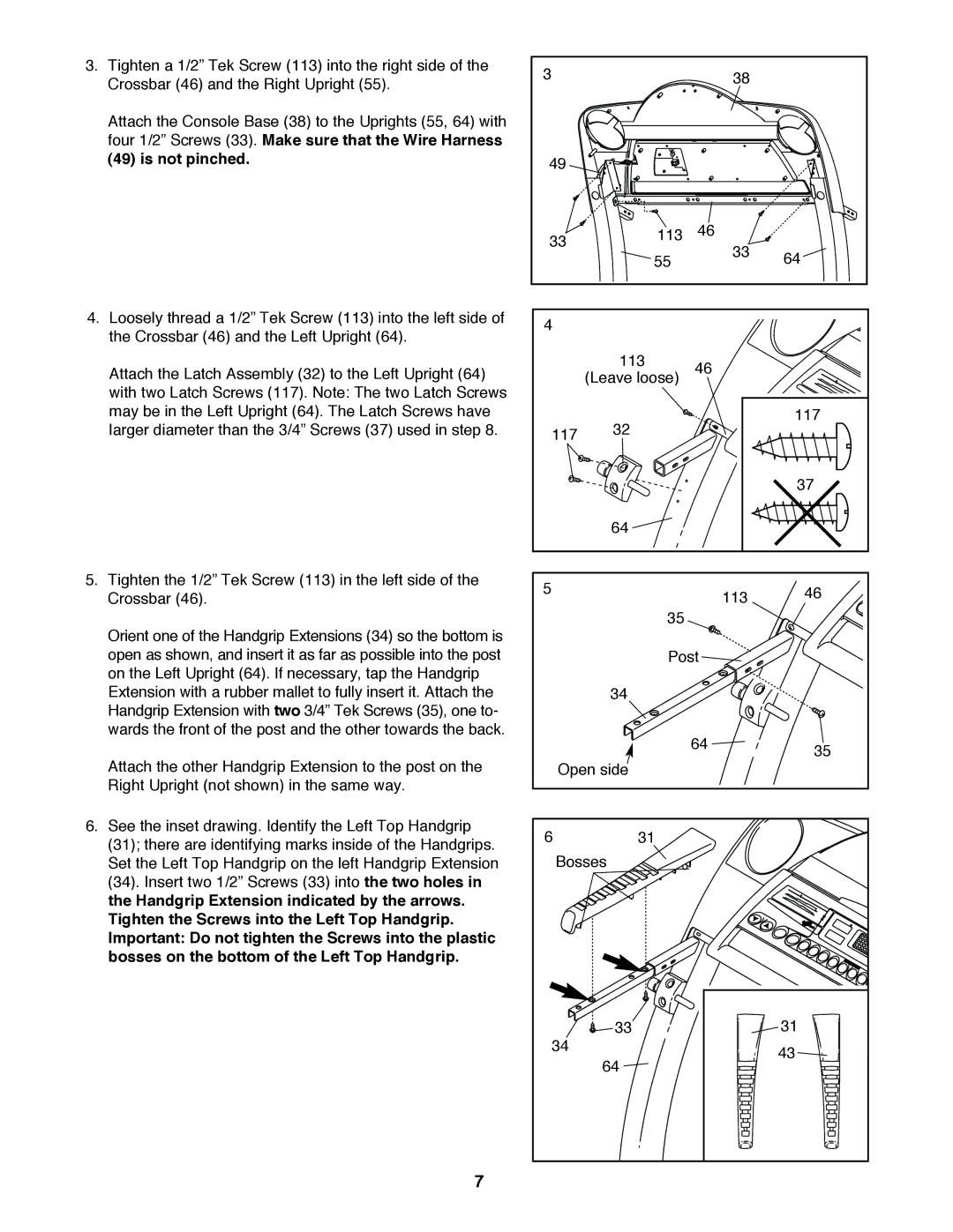 ProForm PFTL59120 user manual 