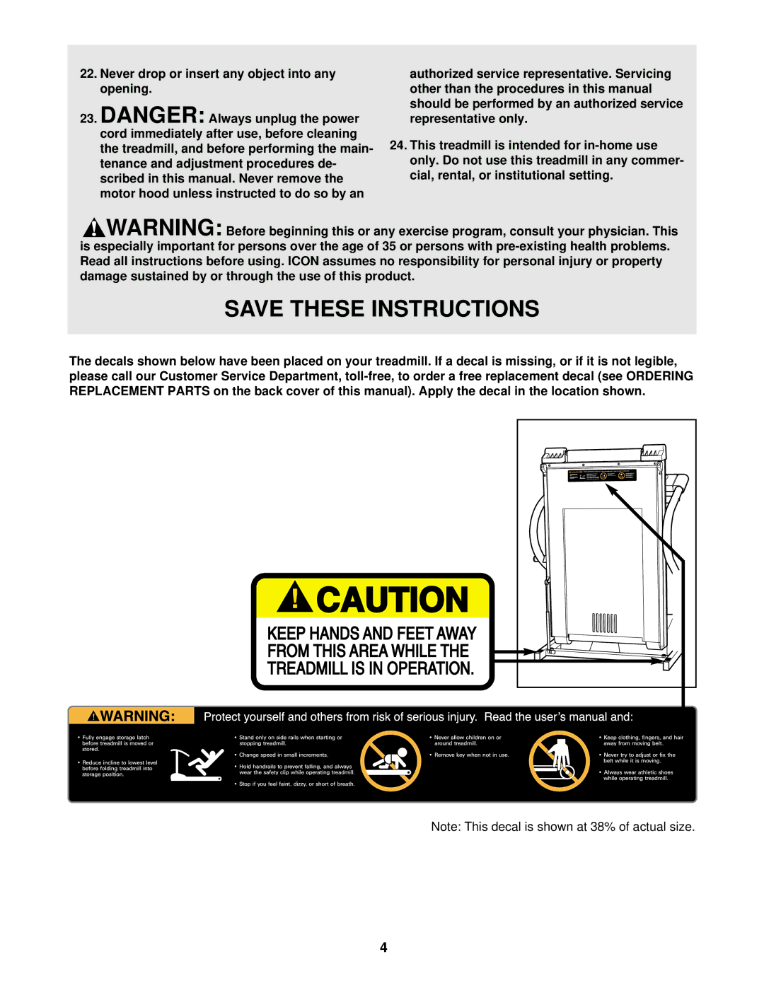 ProForm PFTL59291 user manual 