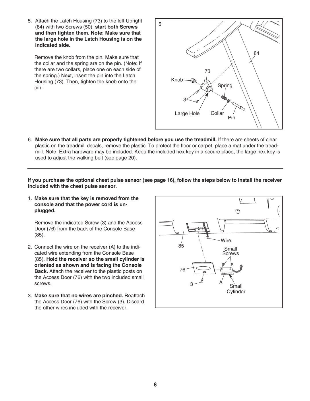 ProForm PFTL59506.0 user manual Wire 