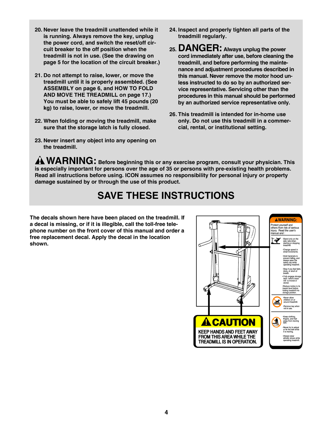 ProForm PFTL59806.0 user manual 