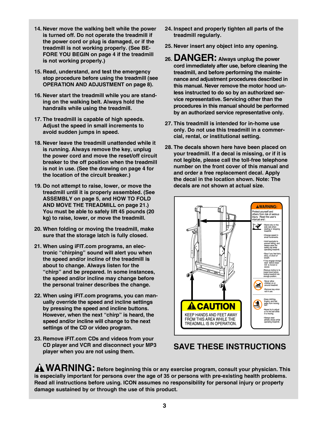 ProForm PFTL64505.0 user manual 