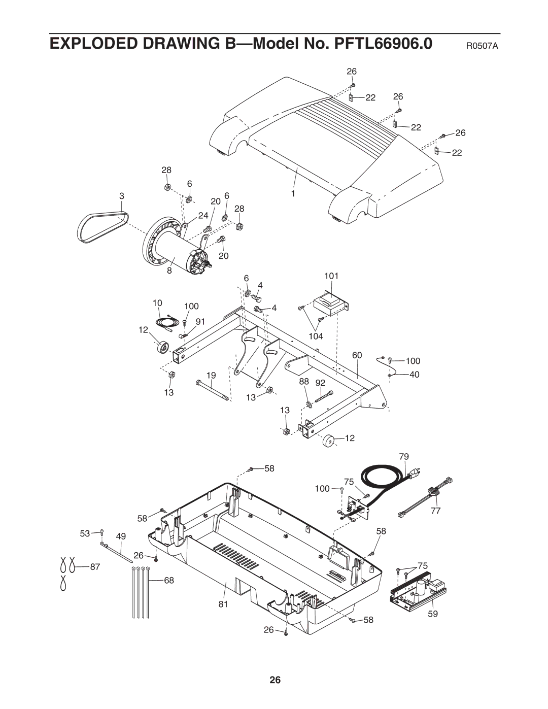 ProForm PFTL66906.0 user manual R0507A 