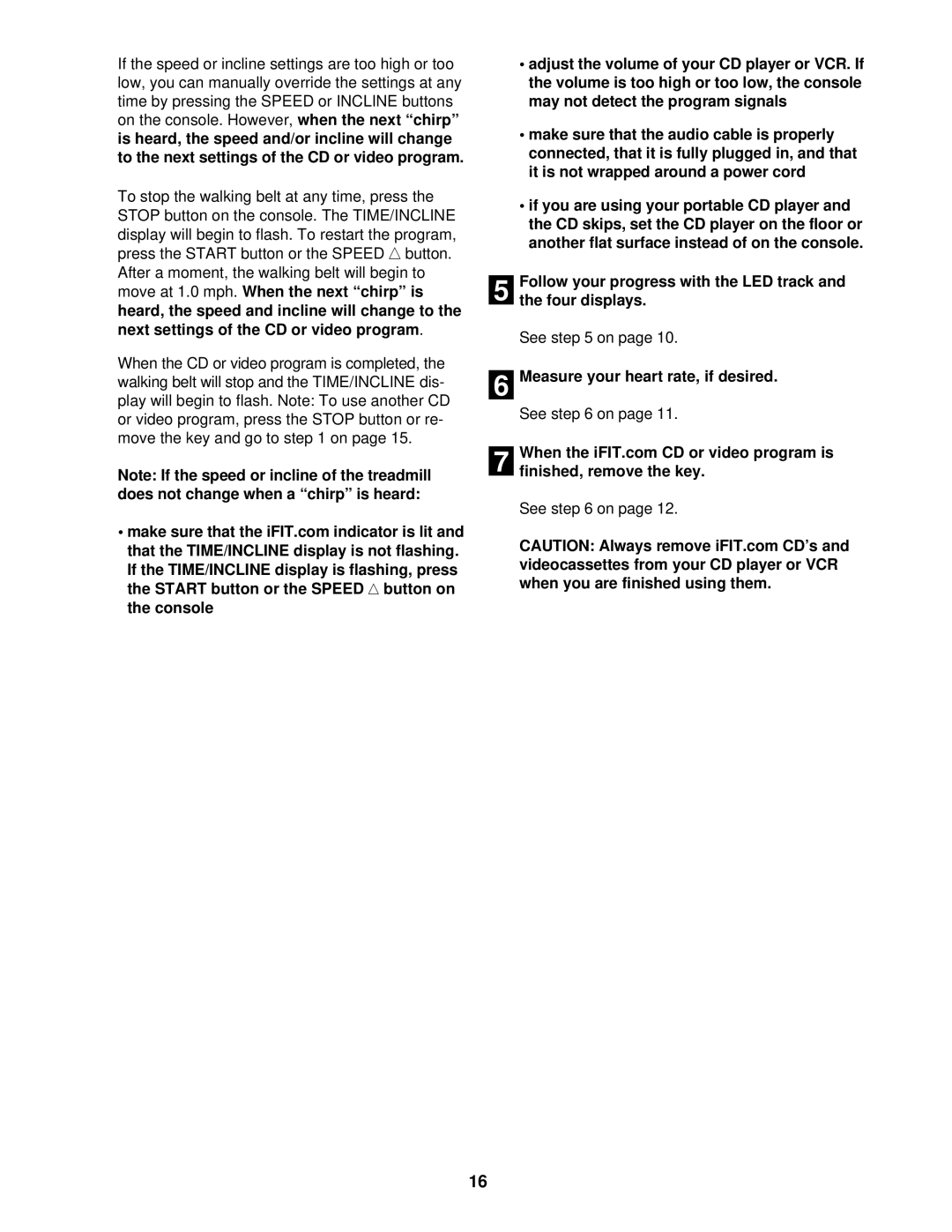 ProForm PFTL69101 user manual Measure your heart rate, if desired 