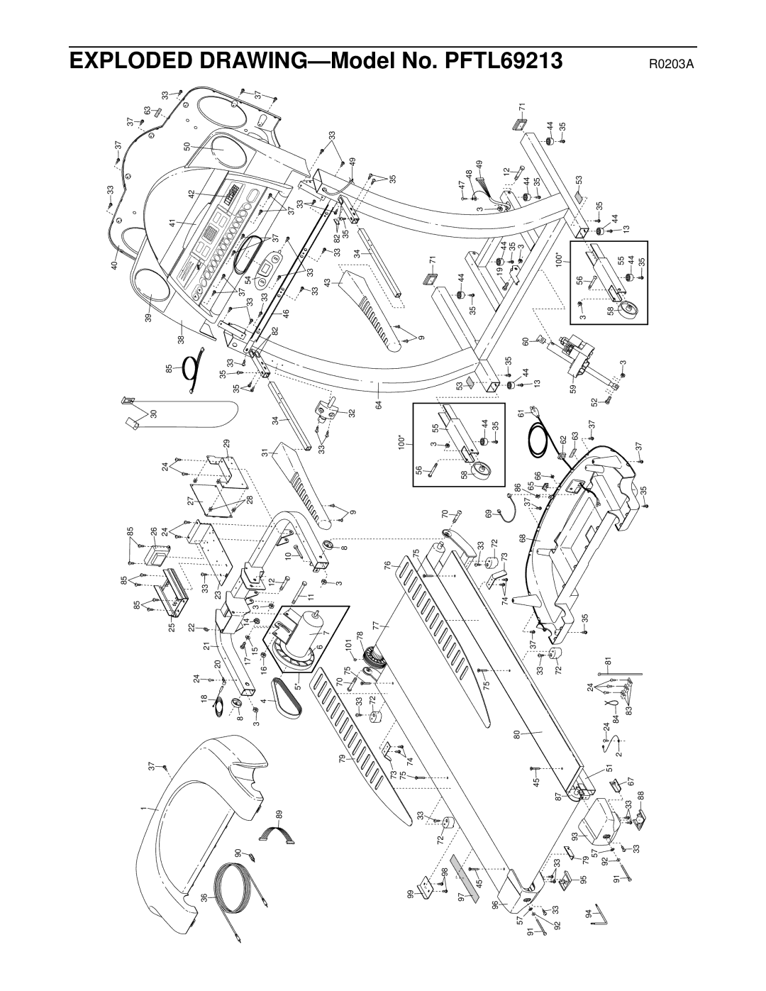 ProForm PFTL69213 user manual 