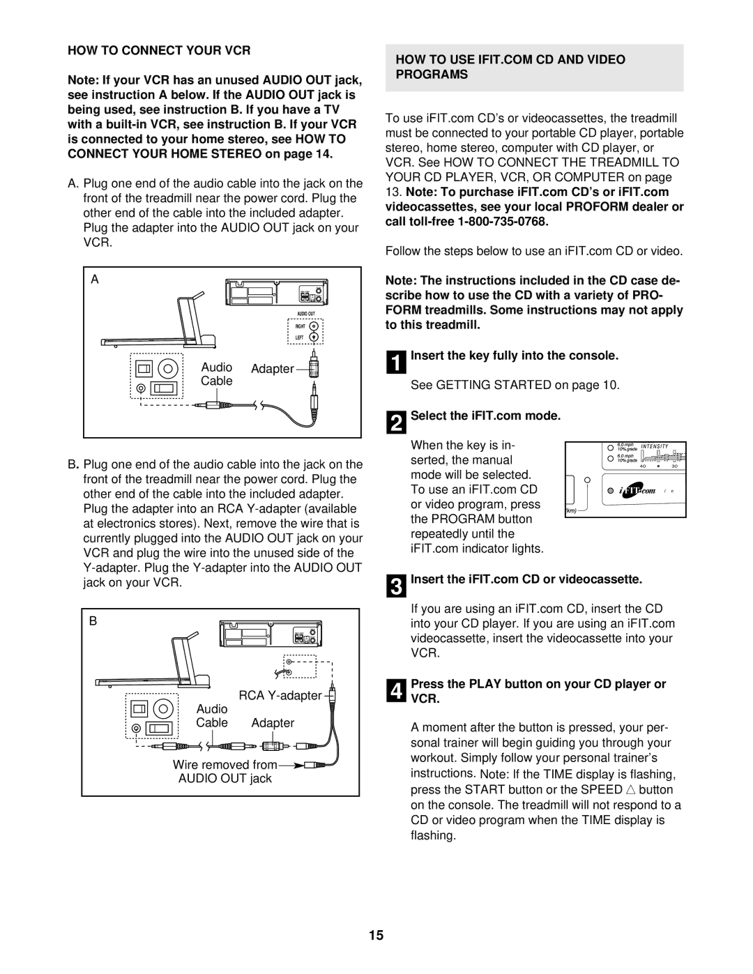 ProForm PFTL69501 user manual HOW to Connect Your VCR, Programs 