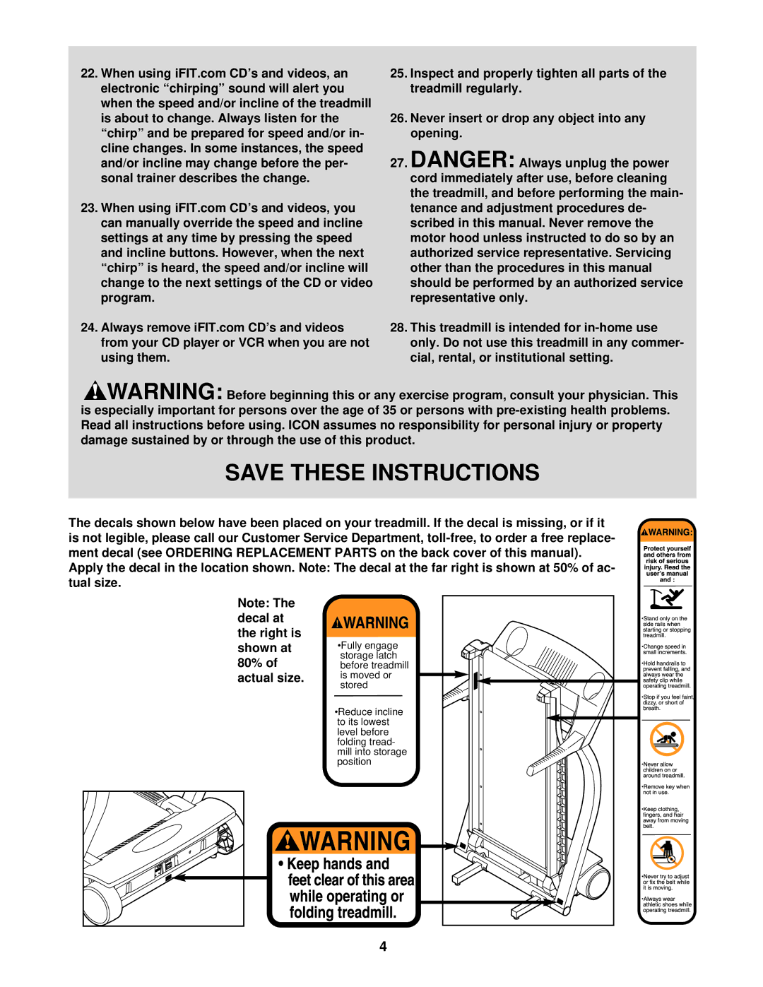 ProForm PFTL69711 user manual 