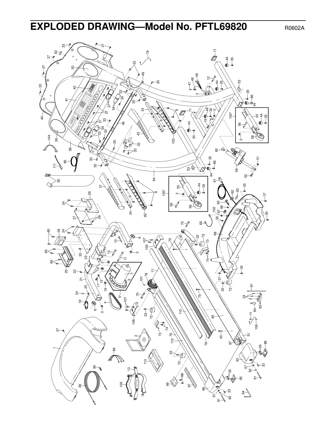 ProForm PFTL69820 user manual 