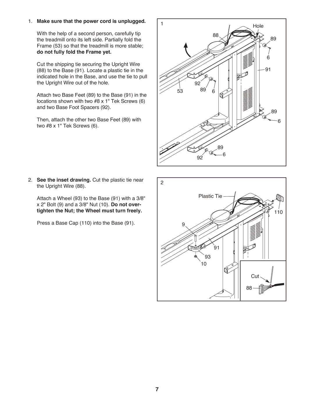 ProForm PFTL70010.0 warranty 