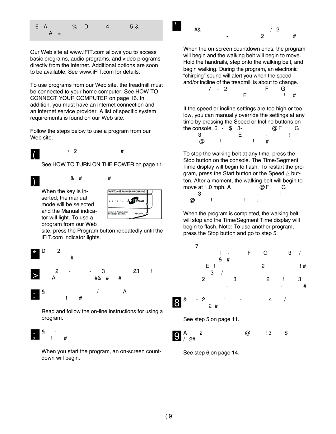 ProForm PFTL71230 user manual HOW to USE Programs Directly from OUR WEB Site, Go to your computer and start an internet 