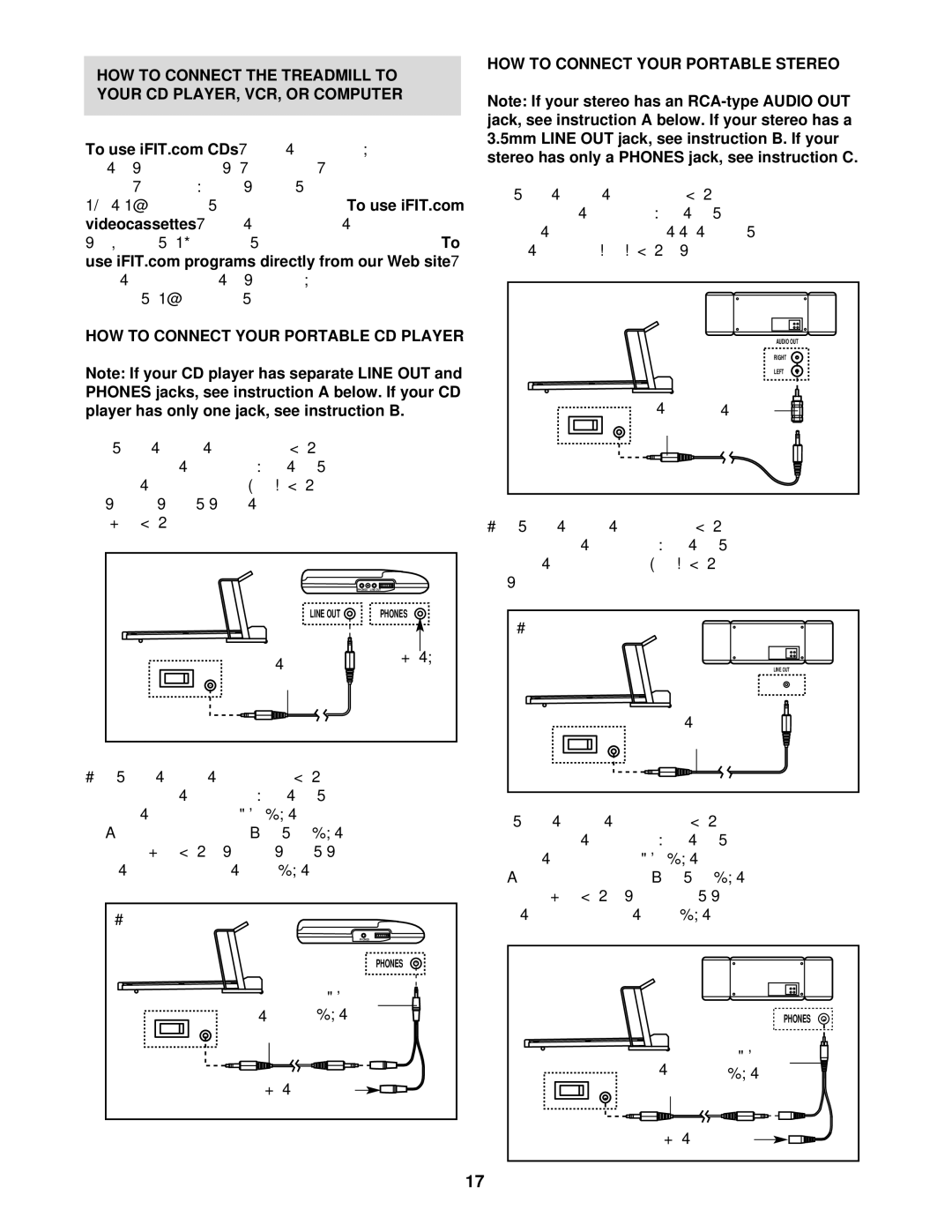 ProForm PFTL71730 user manual Videocassettes, HOW to Connect Your Portable CD Player, HOW to Connect Your Portable Stereo 