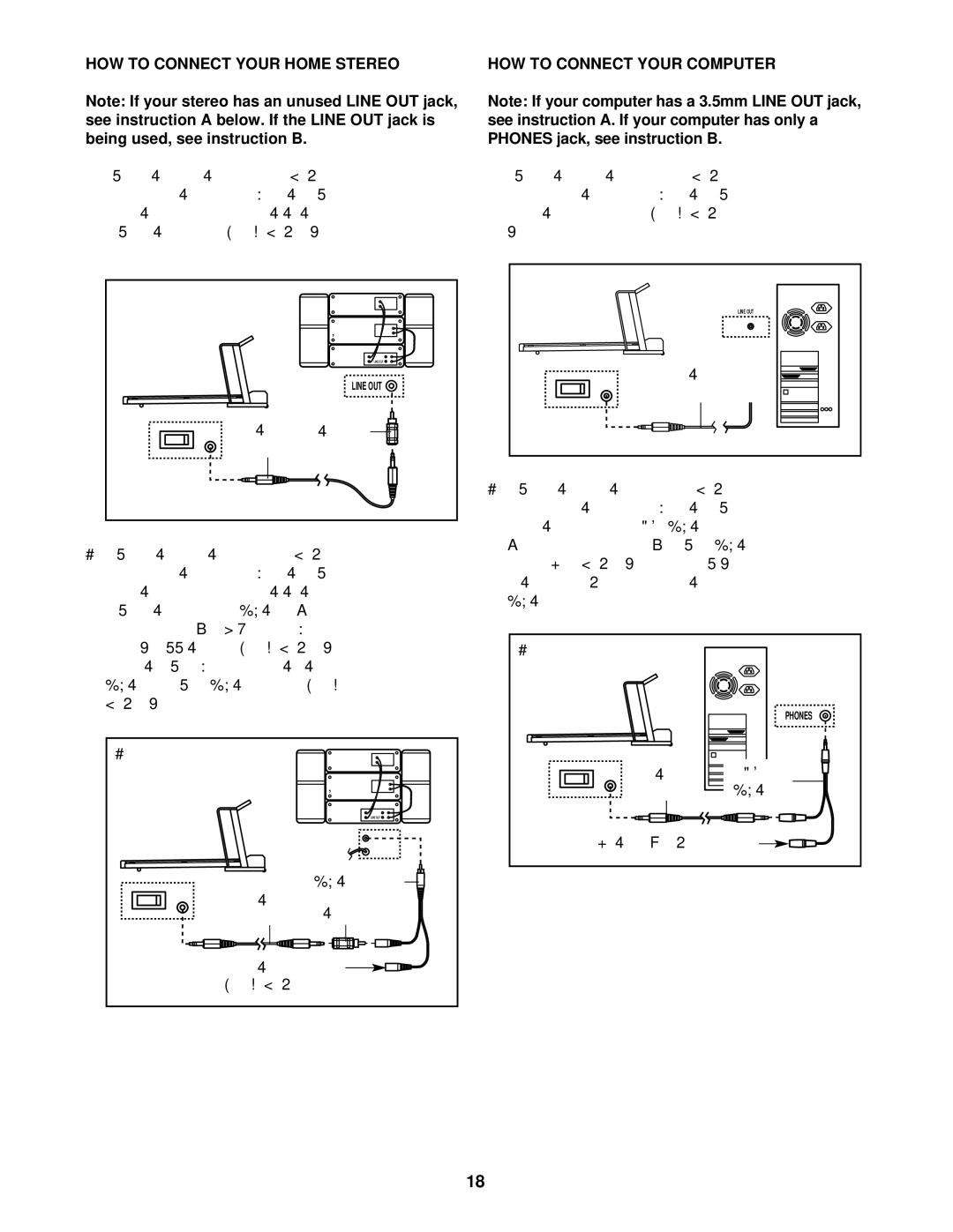 ProForm PFTL71730 user manual HOW to Connect Your Home Stereo, Plug the adapter into the Line OUT jack on your stereo 