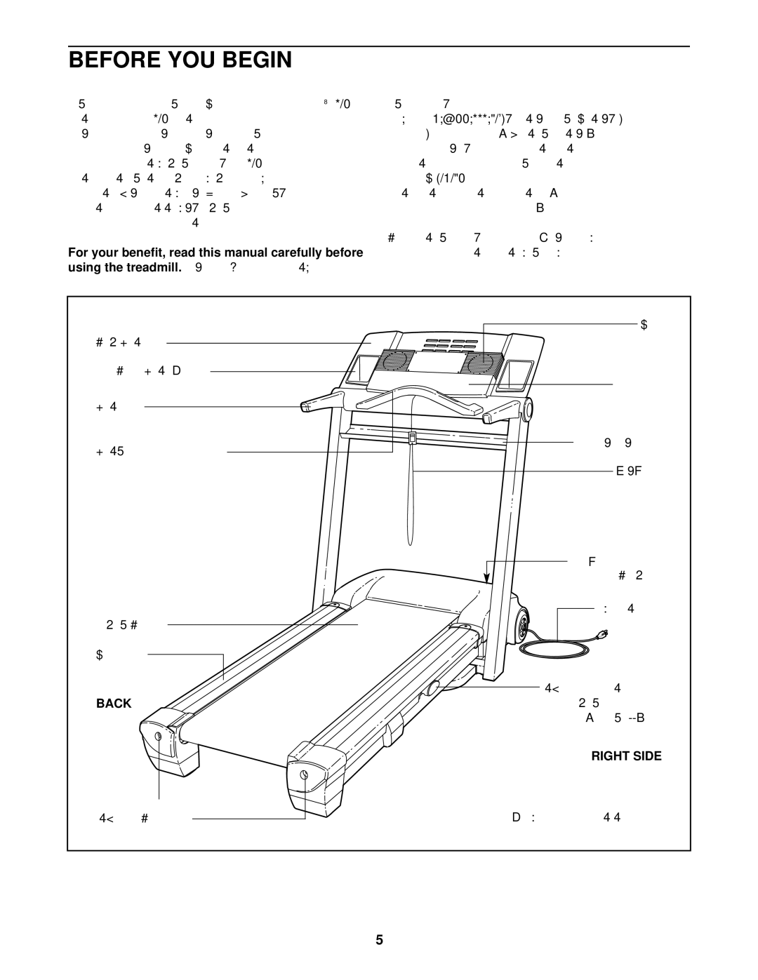 ProForm PFTL71730 user manual Before YOU Begin, Back 