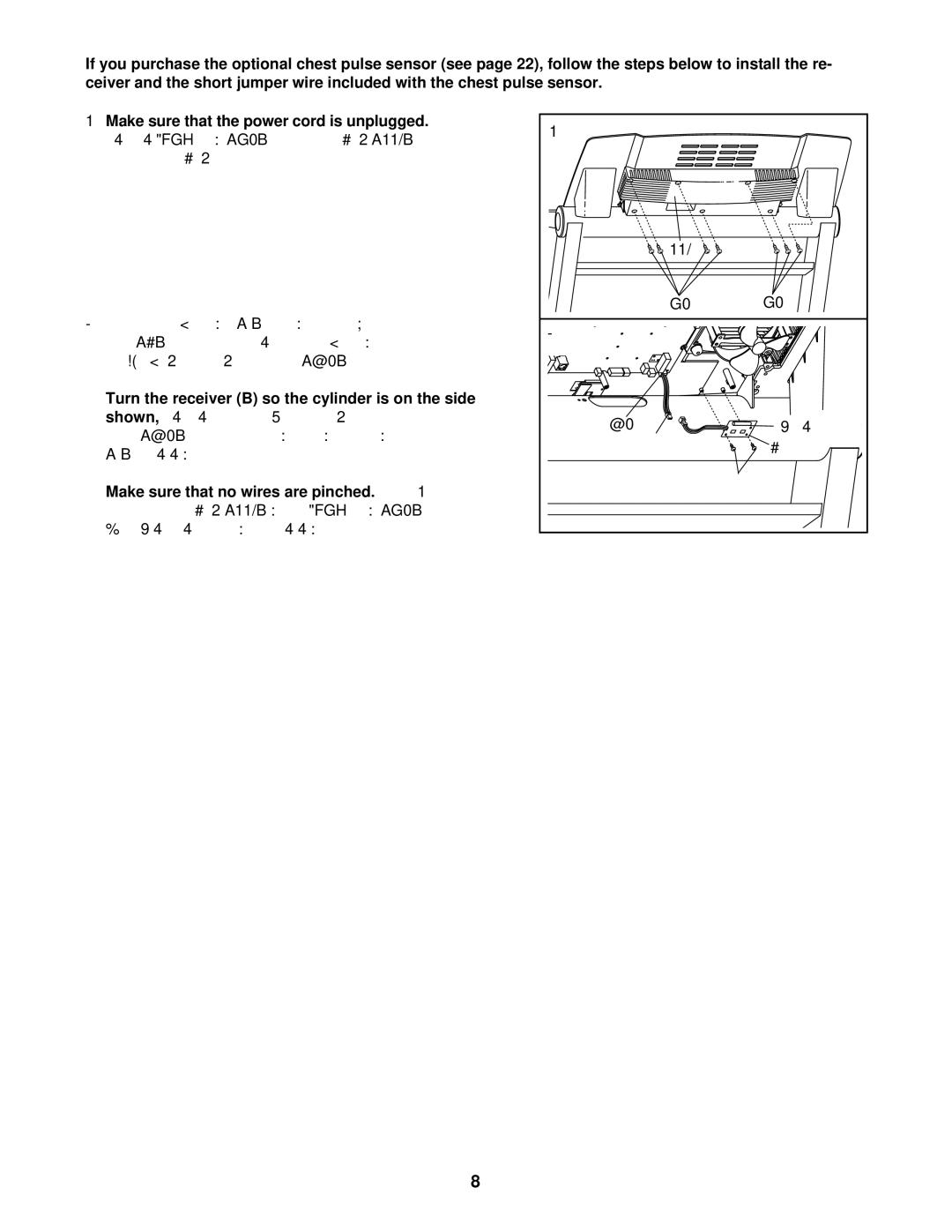 ProForm PFTL71730 Make sure that the power cord is unplugged, Remove the Console Back, Included with the receiver, 117 