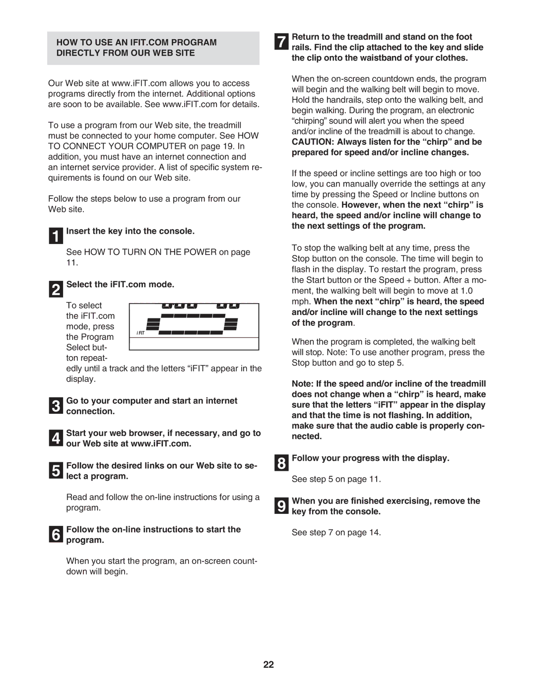 ProForm PFTL721040 user manual Directly from OUR WEB Site, Follow the on-line instructions to start Program 