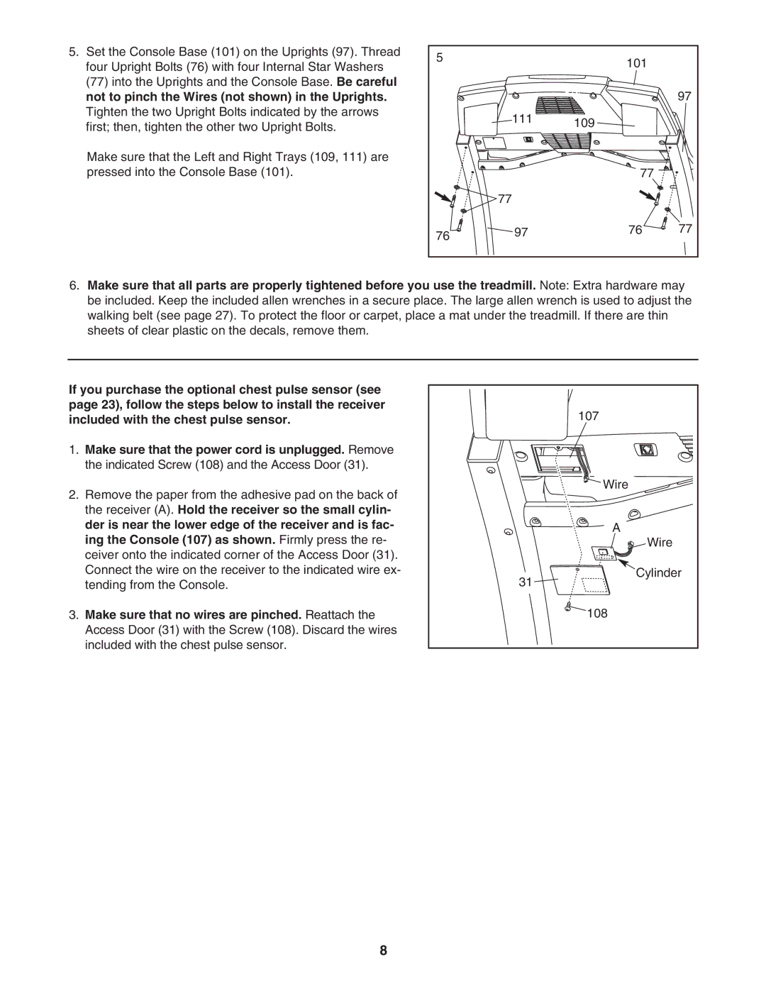 ProForm PFTL721040 user manual 107 