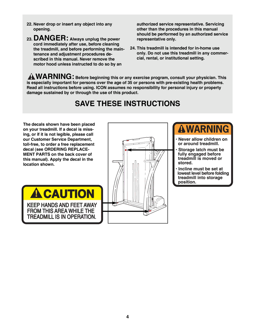 ProForm PFTL72582 user manual 