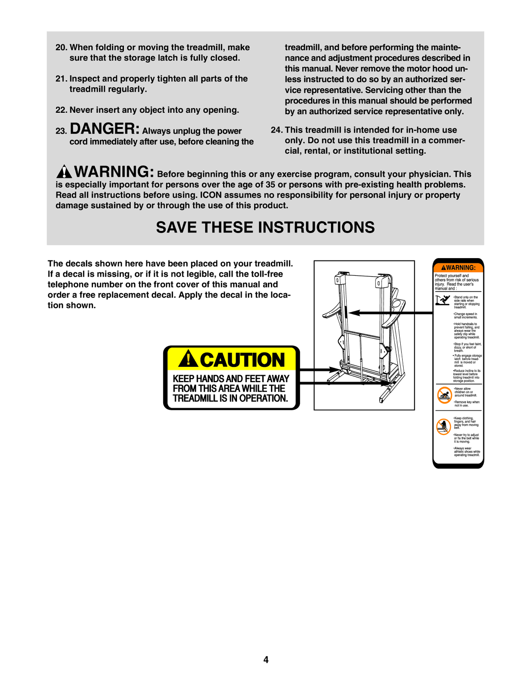 ProForm PFTL73105.1 user manual 