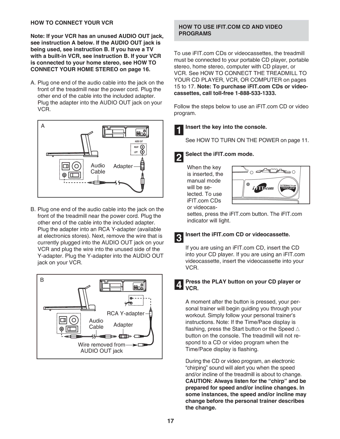 ProForm PFTL79022 user manual HOW to Connect Your VCR 