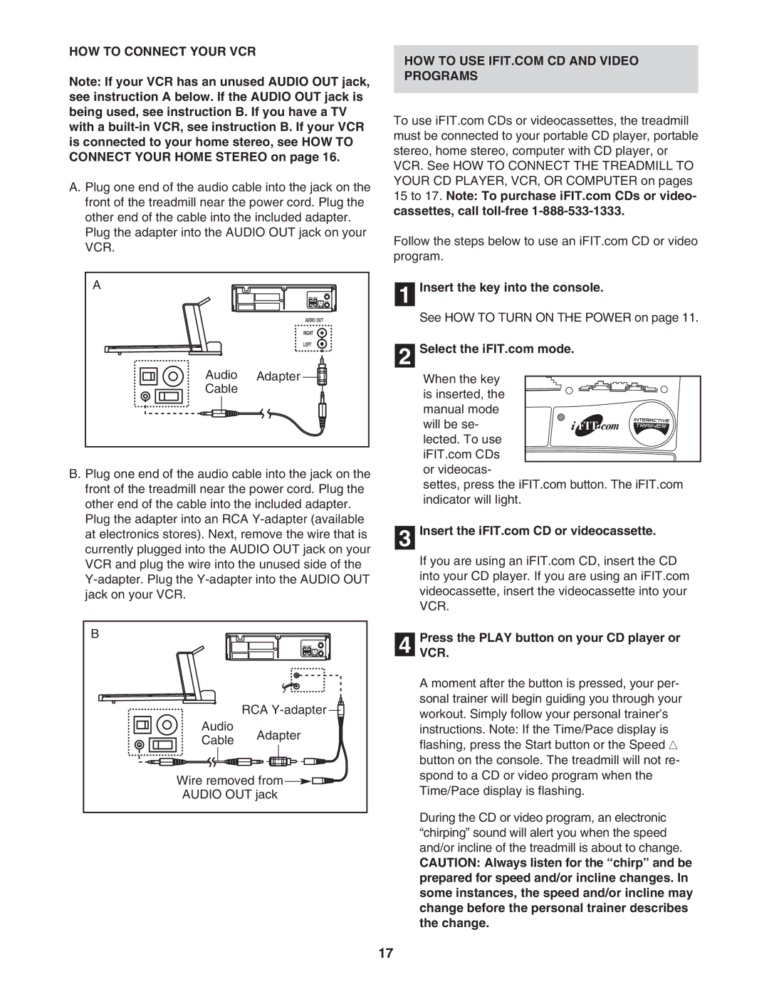 ProForm PFTL79023 user manual HOW to Connect Your VCR 