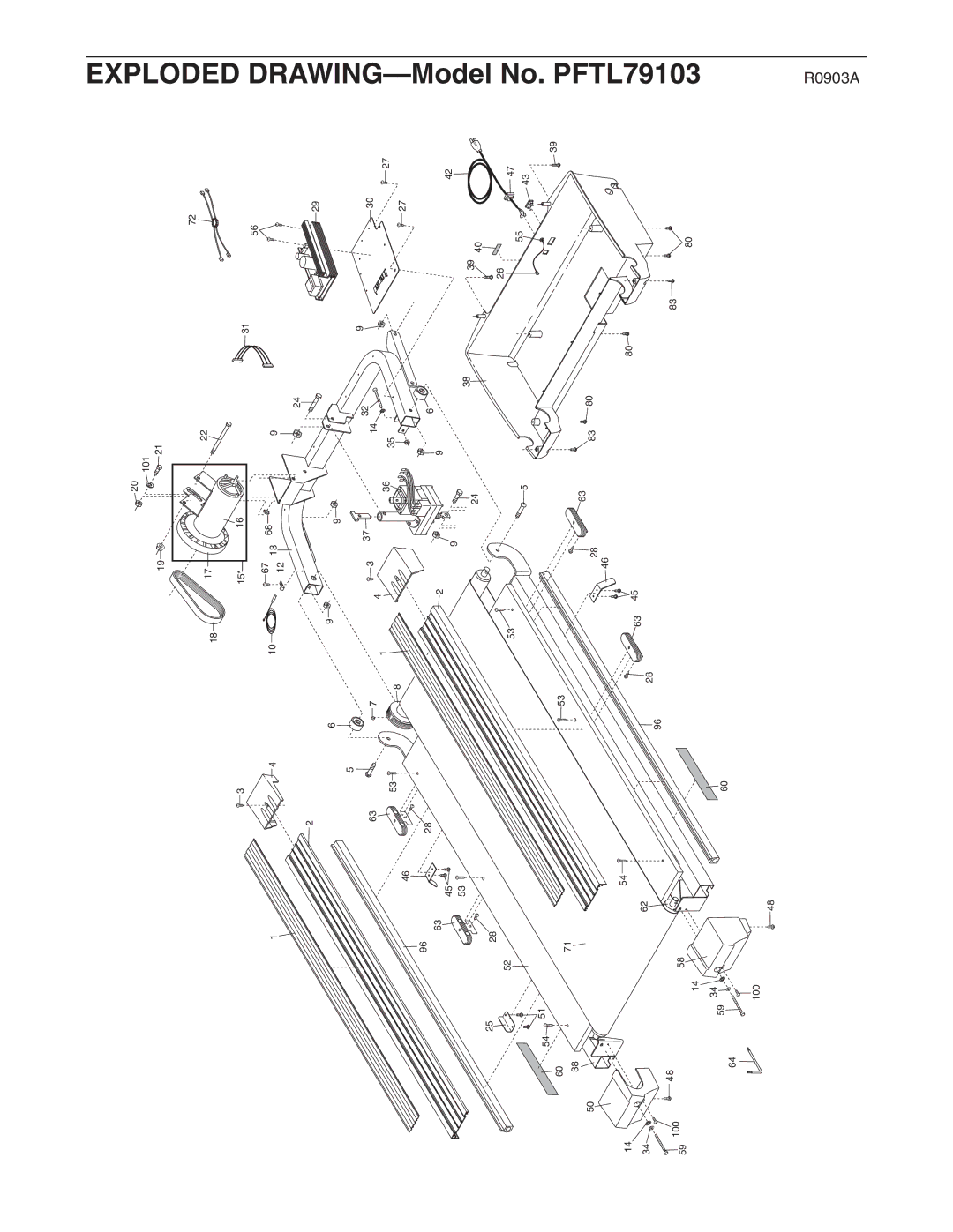 ProForm PFTL79103 user manual 