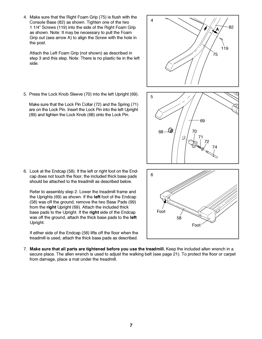 ProForm PFTL79191 user manual 