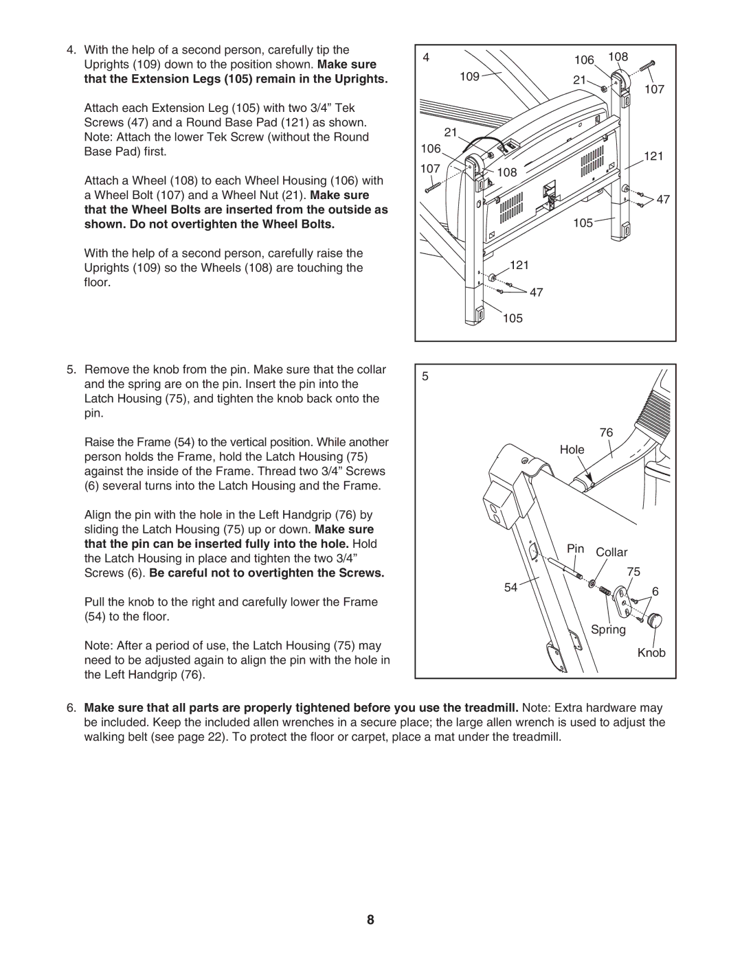 ProForm PFTL91205.0 user manual 