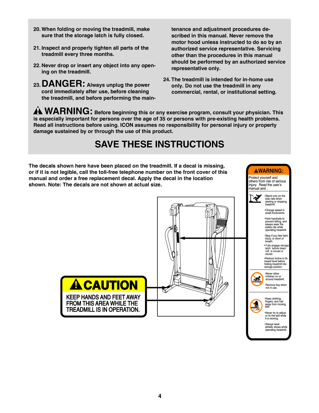 ProForm PFTL91206.0 user manual 