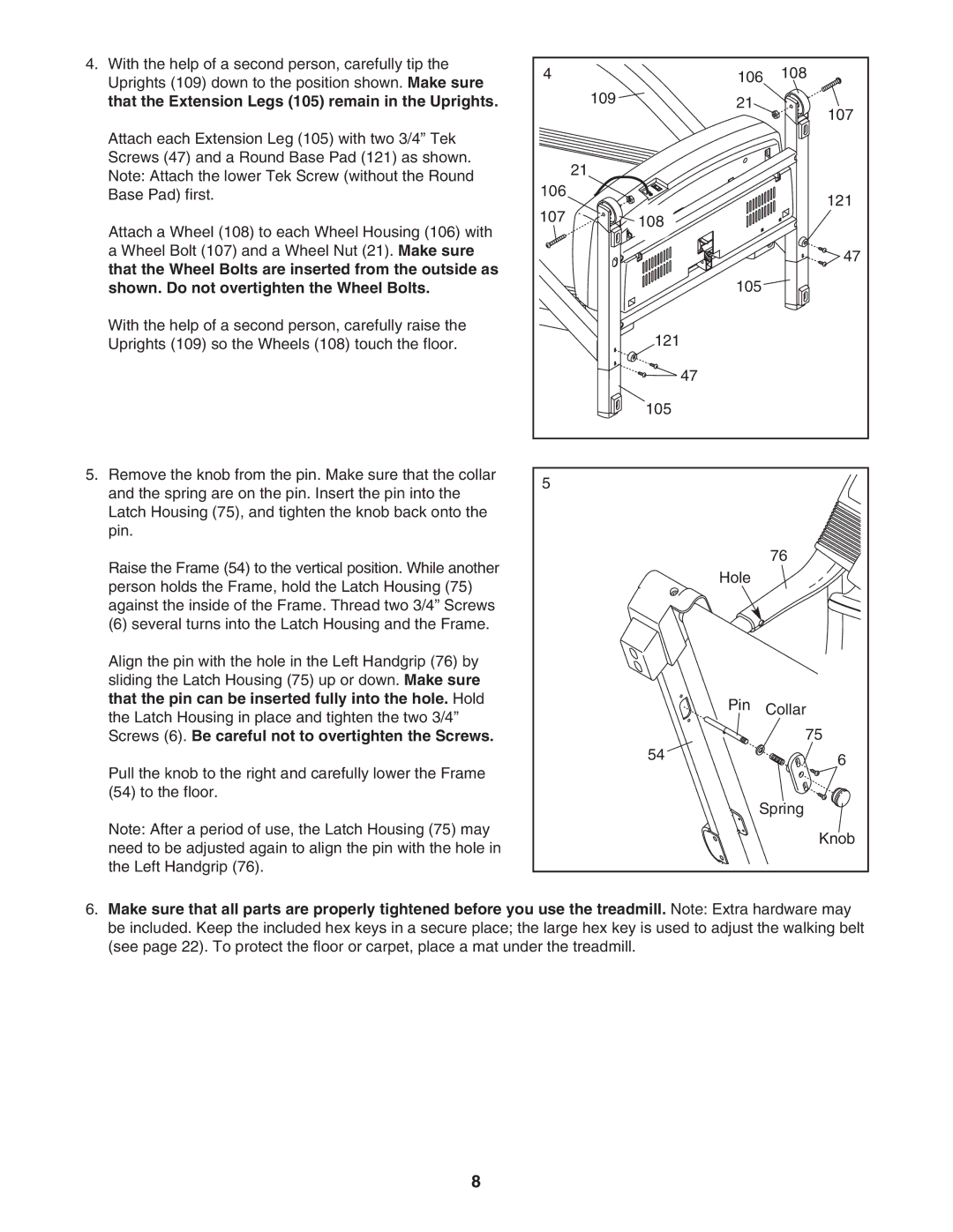 ProForm PFTL91206.0 user manual 