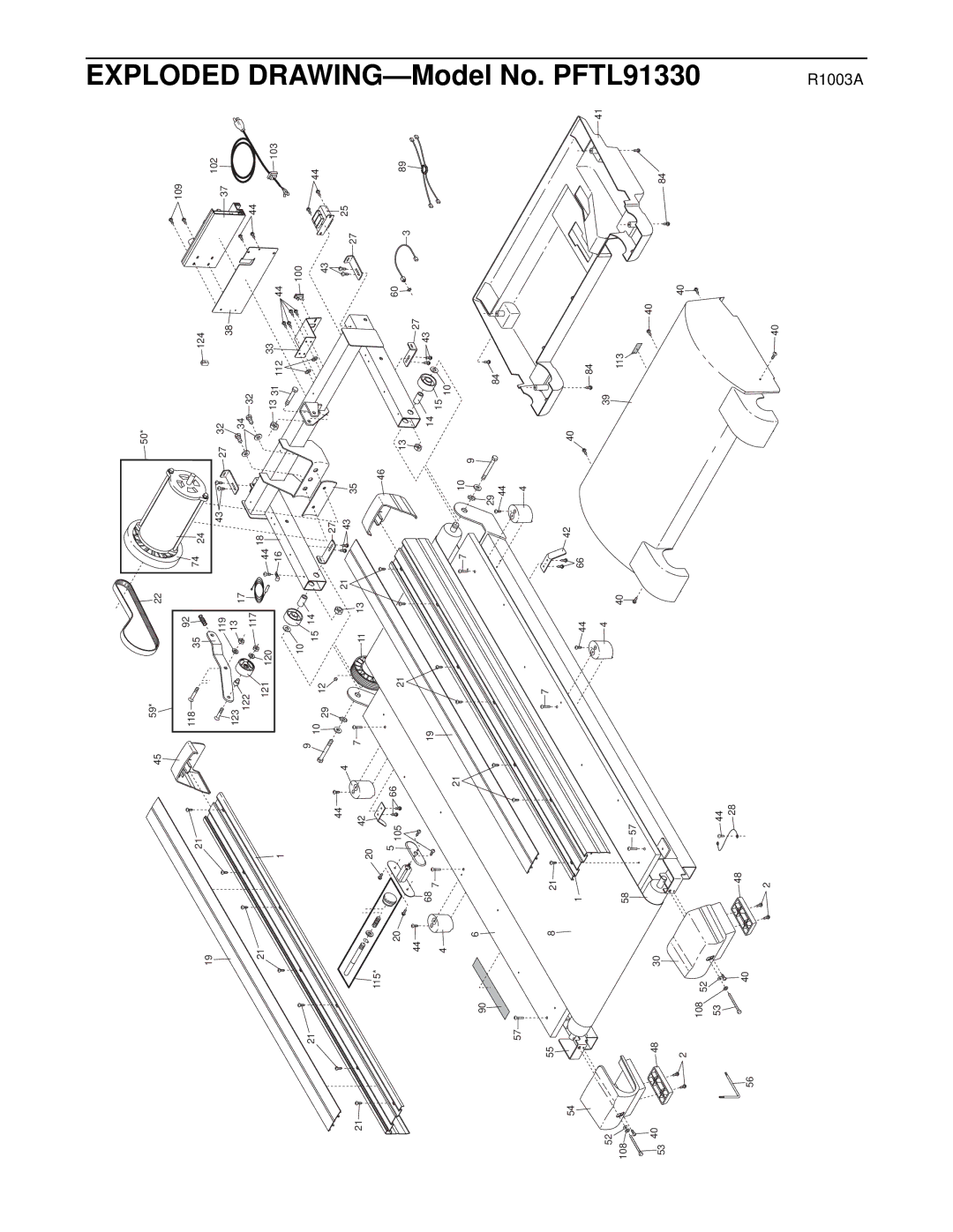 ProForm PFTL91330 user manual 