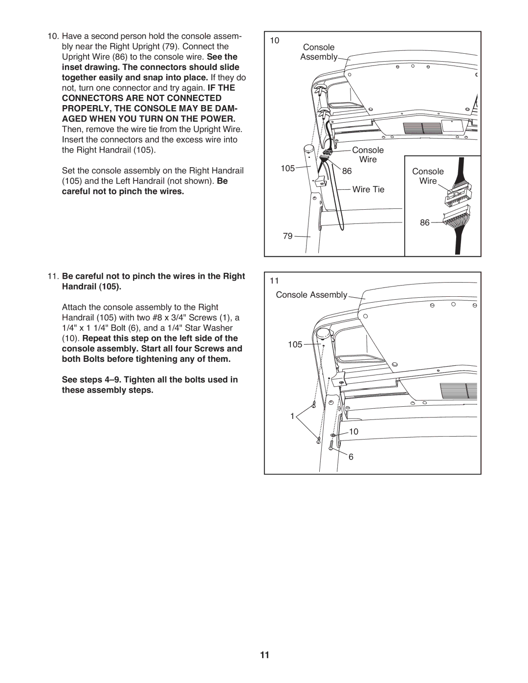 ProForm PFTL96008.0 user manual Repeat this step on the left side 