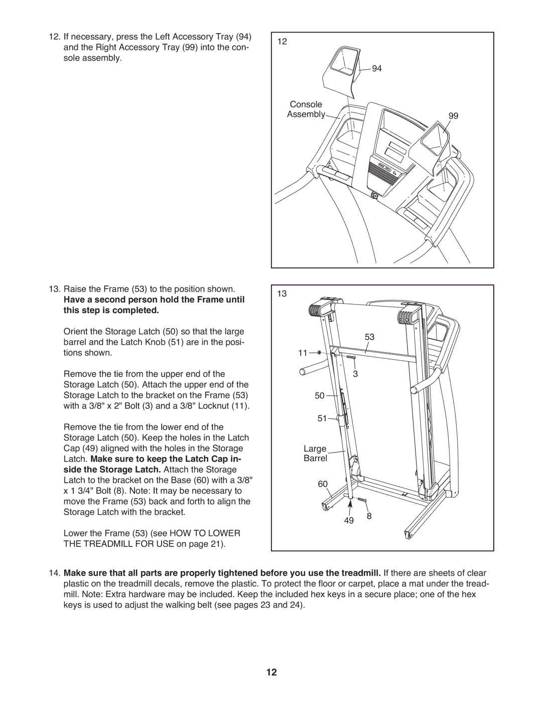 ProForm PFTL96008.0 user manual 