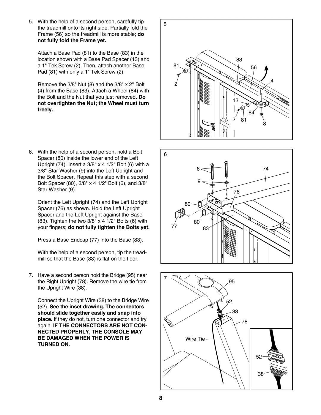 ProForm PFTL99507.0 user manual Wire Tie 