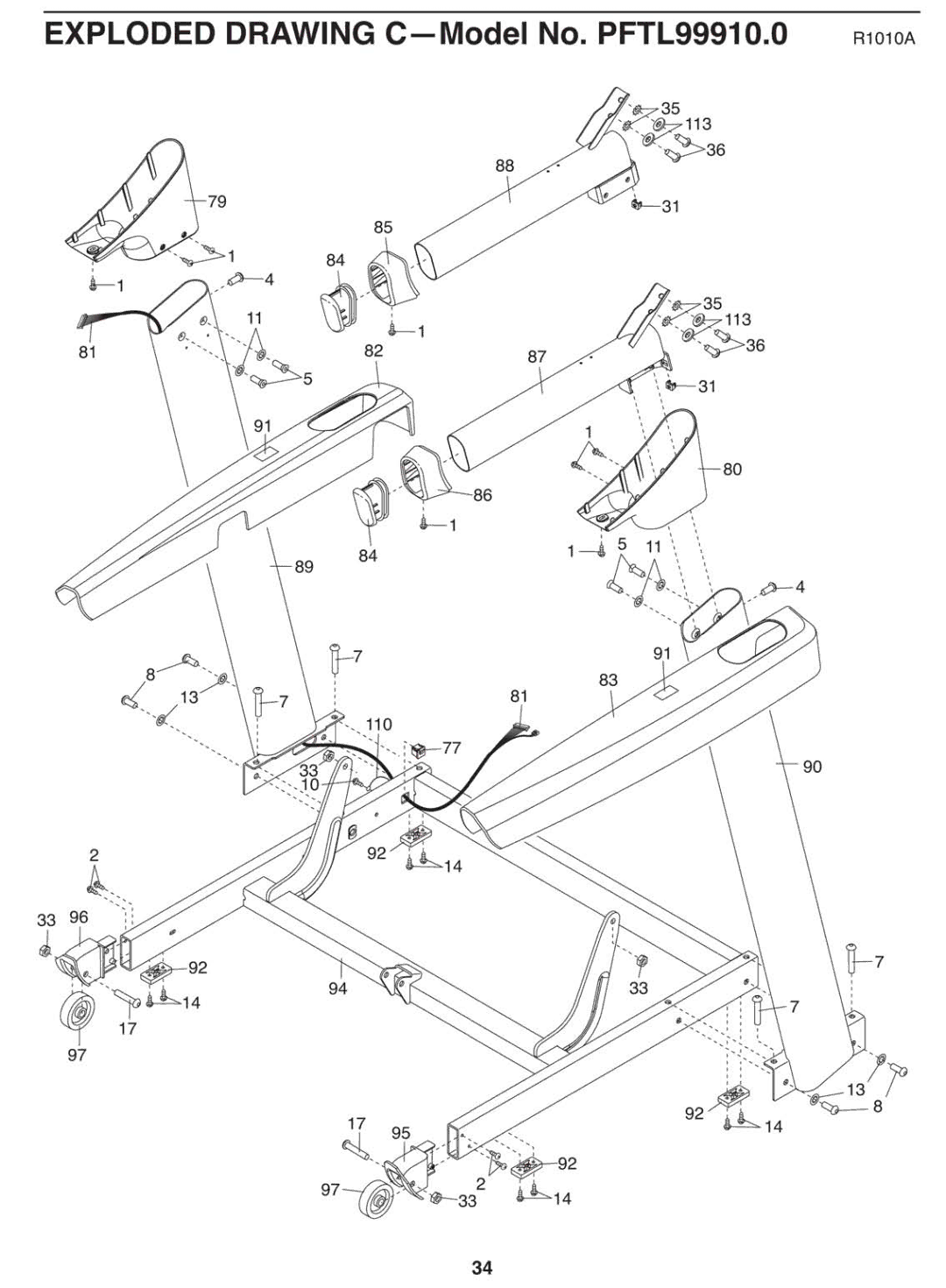 ProForm PFTL99910.0 manual 