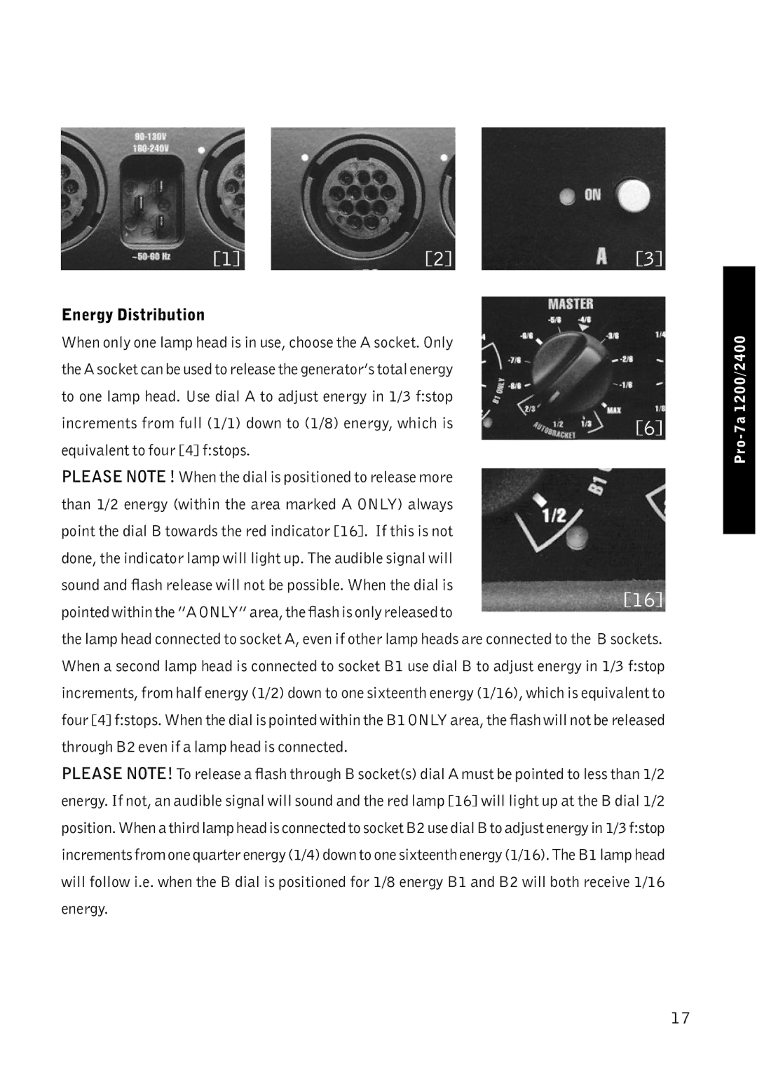 Profoto Pro-7 manual Energy Distribution 