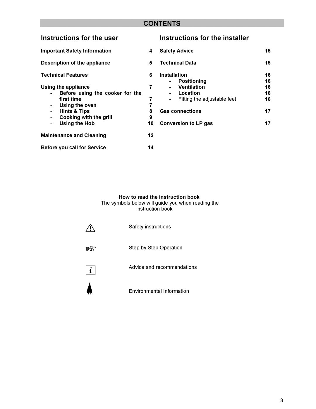 Prolific Tech EFG 502 manual Contents 