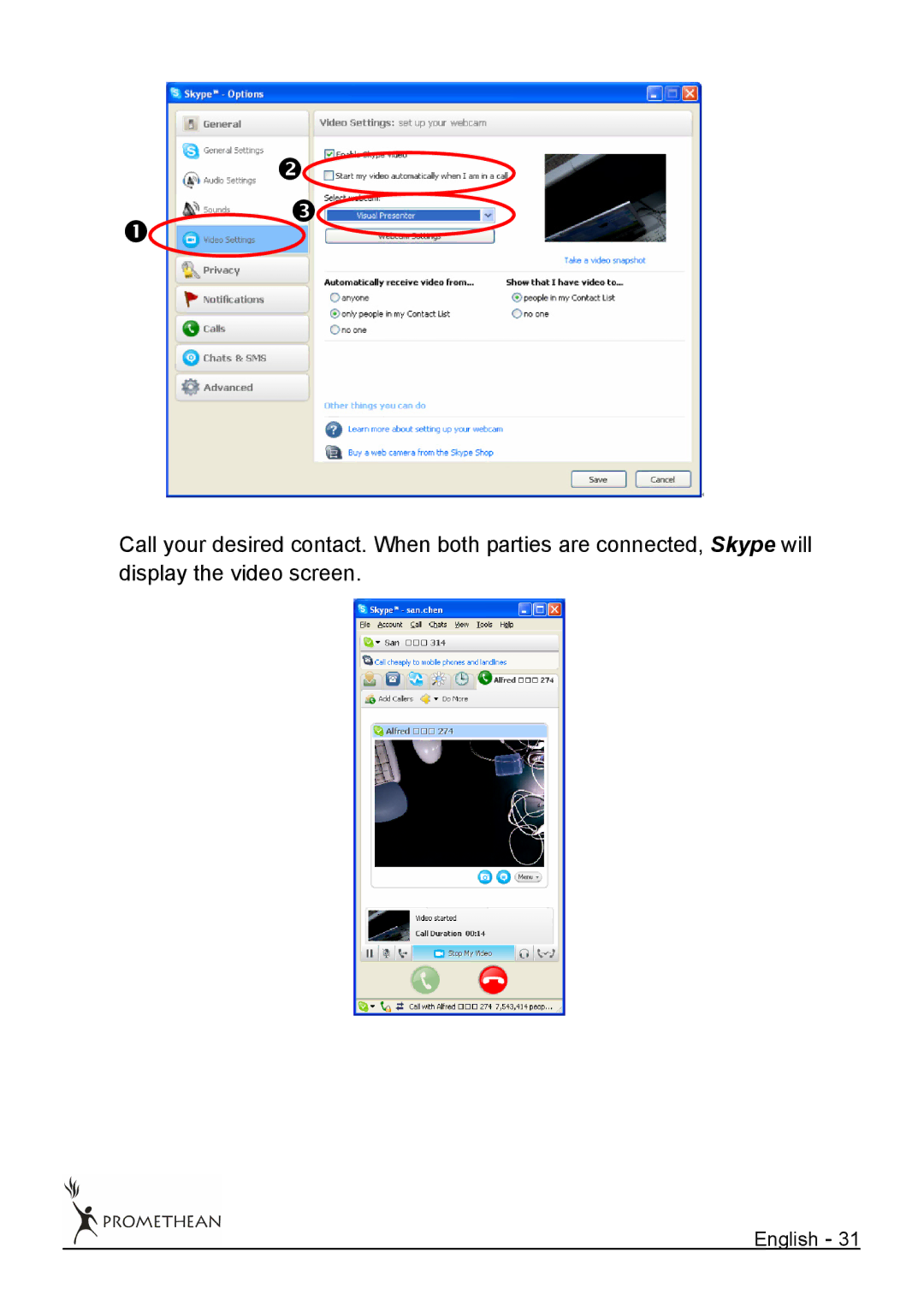 Promethean 322 user manual English 