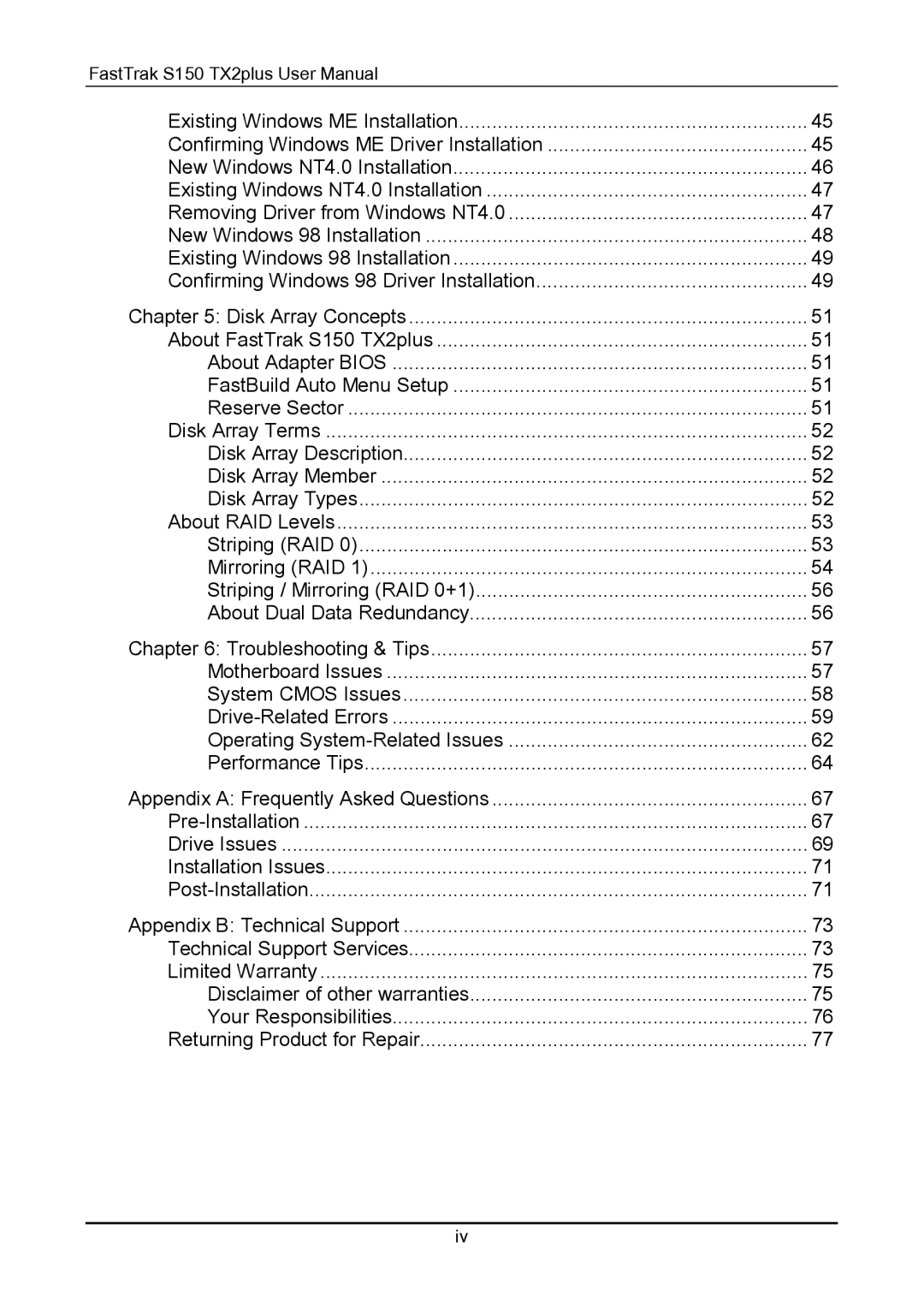 Promise Technology 150TX2 user manual 