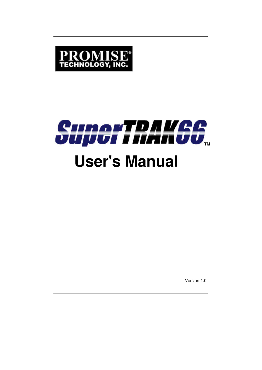 Promise Technology 66 Pro user manual Version 