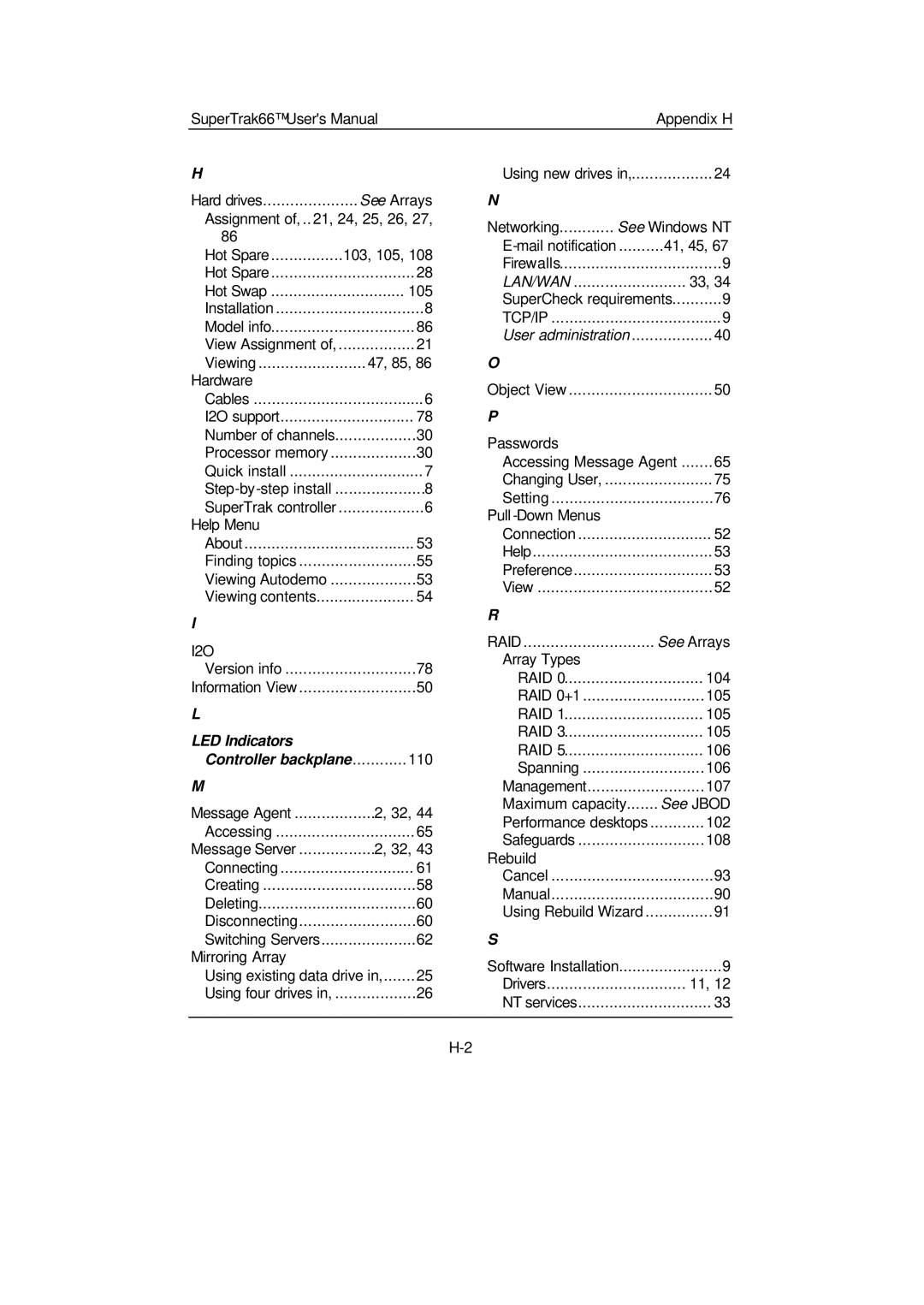 Promise Technology 66 Pro user manual Hardware, LED Indicators 