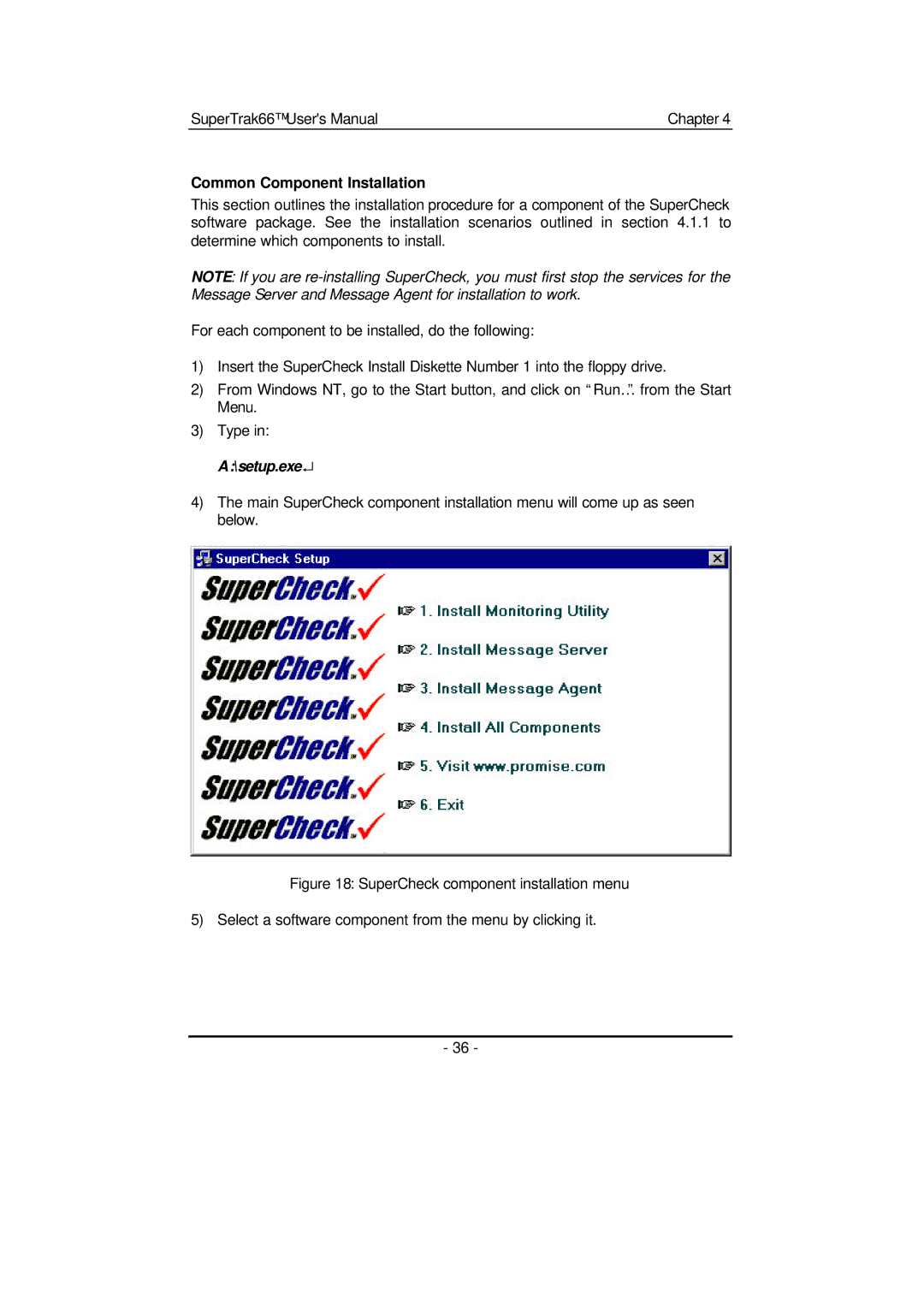 Promise Technology 66 Pro user manual Common Component Installation 