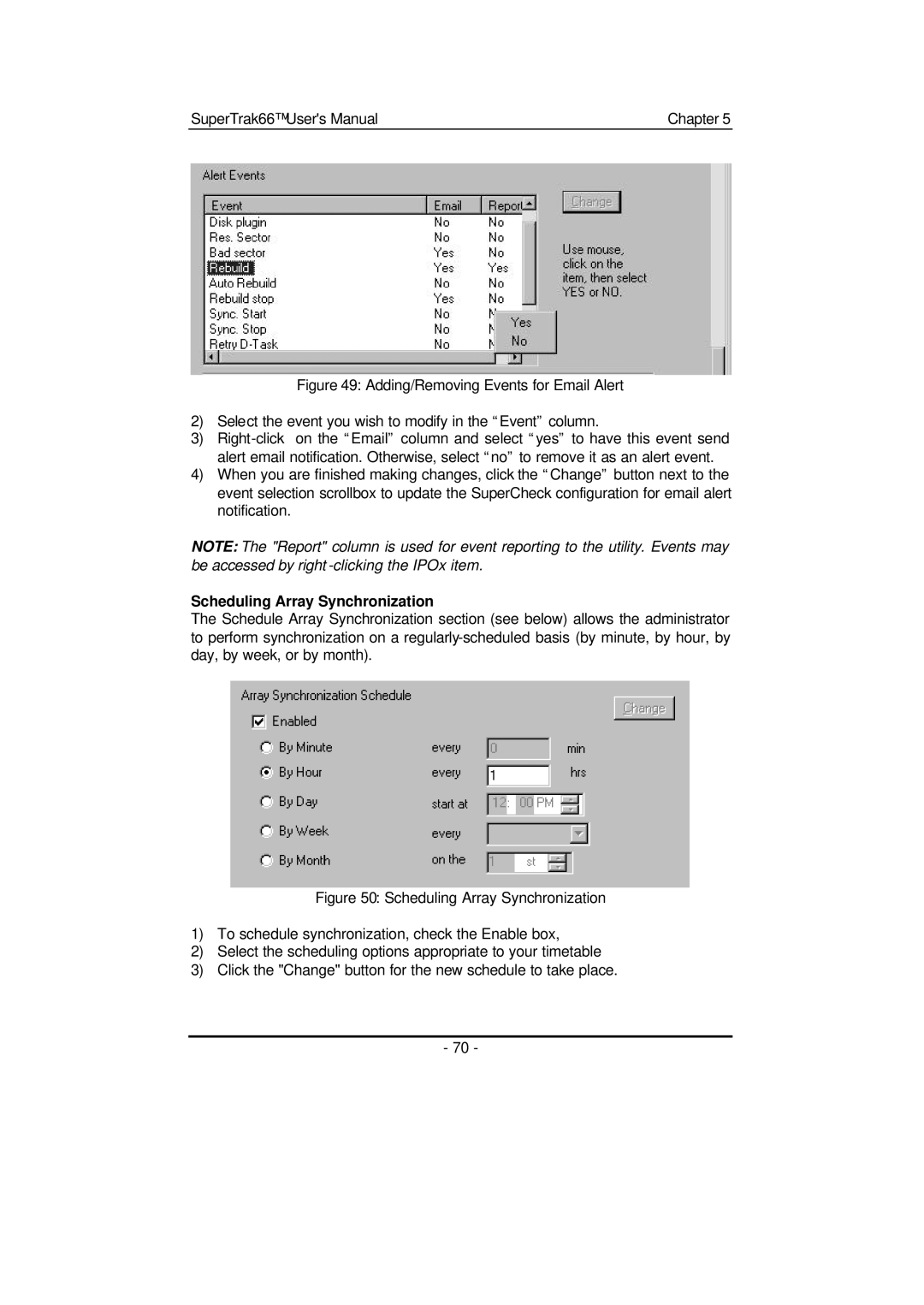 Promise Technology 66 Pro user manual Scheduling Array Synchronization 