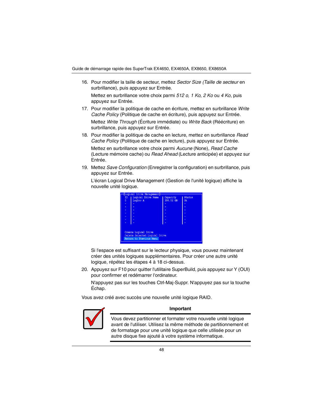 Promise Technology EX4650A, EX8650A quick start 