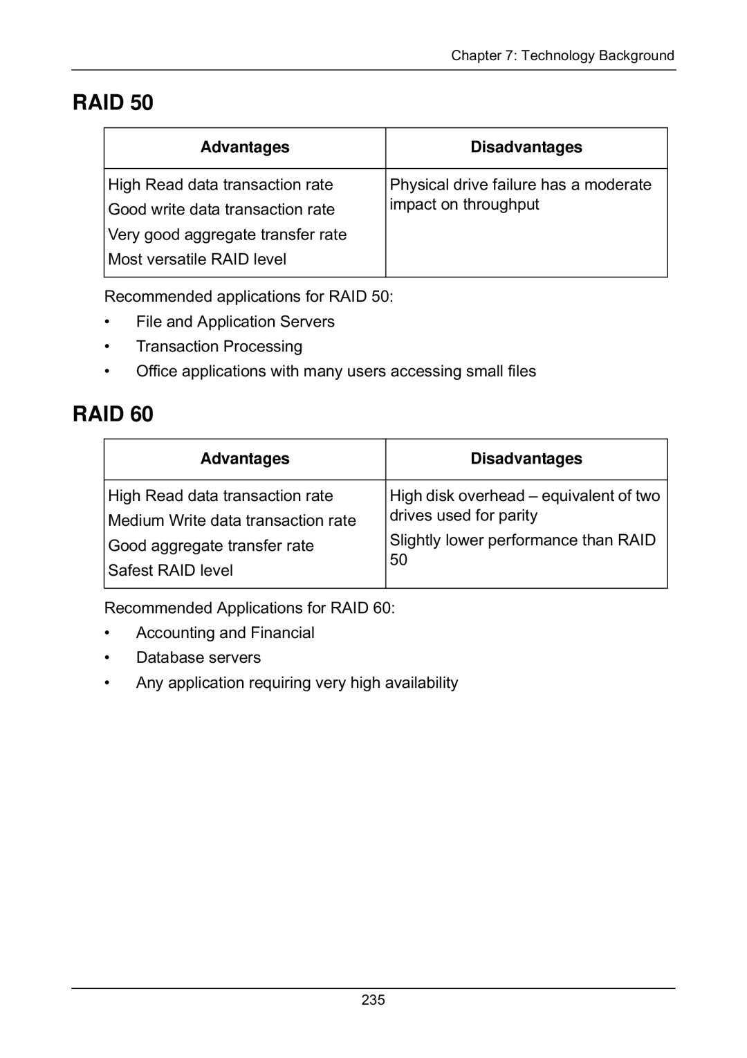 Promise Technology EX8654, EX8658, EX8650, EX4650 manual High Read data transaction rate 