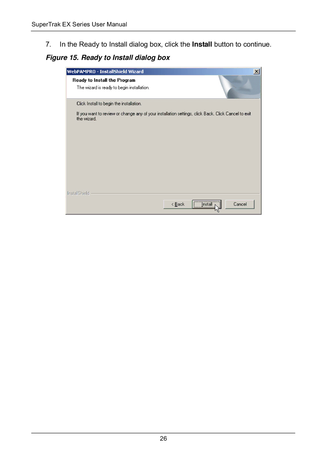 Promise Technology EX8658, EX8654, EX8650, EX4650 manual Ready to Install dialog box 